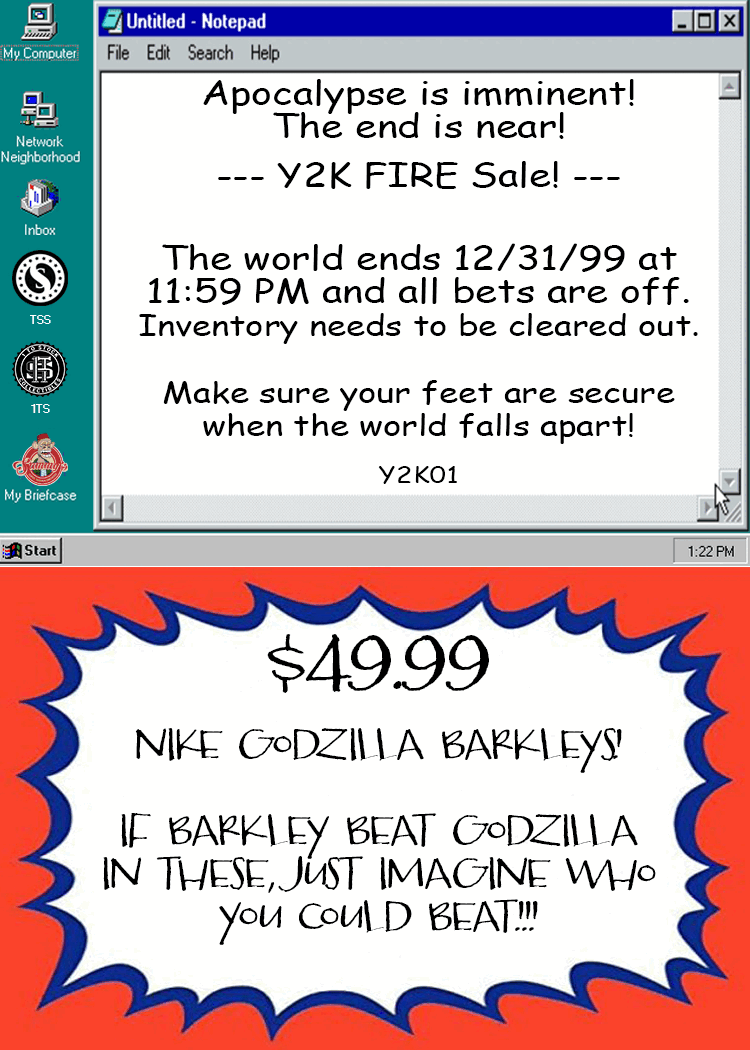 Sammy's Y2K Sale back